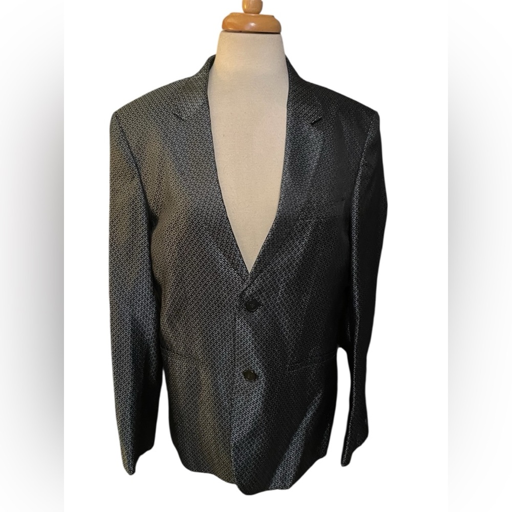 H&M Men's Black Patterned Blazer NWOT